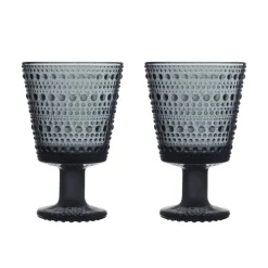 IITTALA Jalkalasi 26cl 2 kpl Tummanharmaa Best