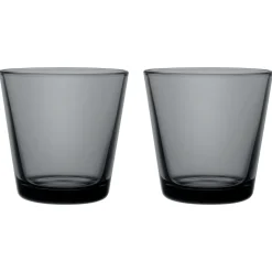 IITTALA Juomalasi 21cl 2kpl Tummanharmaa Online