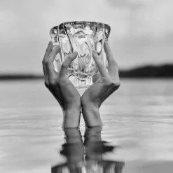 IITTALA Kalvolan kanto taide-esine 140mm Tummanharmaa Sale