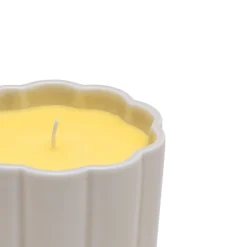 IITTALA Kynttilä+kuppi pyöreä beige-keltainen Clearance