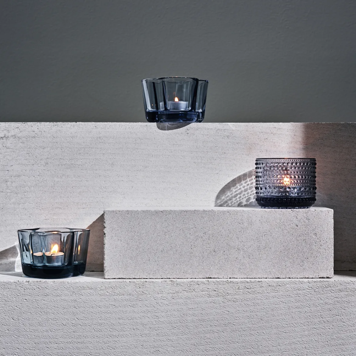 IITTALA Kynttilälyhty 64mm uudelleenhyödynnetty lasi Kierrätyslasi