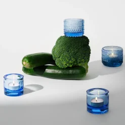 IITTALA Kynttilälyhty 60mm Vedensininen Hot