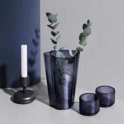 IITTALA Kynttilänjalka 107mm Tummanharmaa