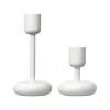 IITTALA Kynttilänjalka valkoinen 107+183mm 2-kpl Outlet