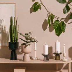 IITTALA Kynttilänjalka valkoinen 107+183mm 2-kpl Outlet