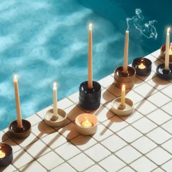 IITTALA Kynttilänjalka 11x3,5 cm beige