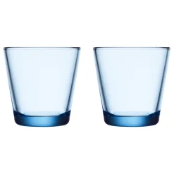 IITTALA Lasi 21cl 2kpl Vedensininen Hot