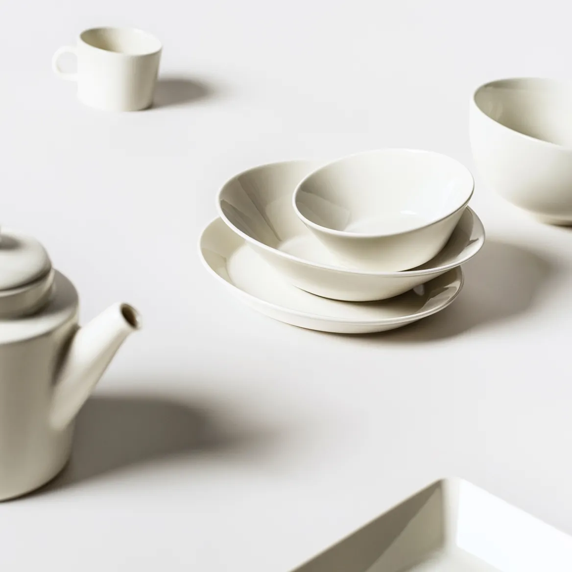 IITTALA Lautanen 21cm 4kpl Valkoinen Best