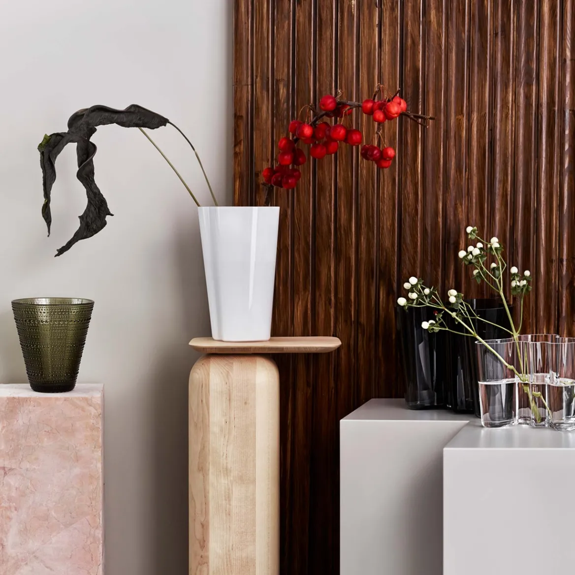 IITTALA Maljakko 220mm Valkoinen Discount