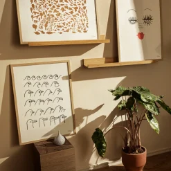 IITTALA Taidejuliste 50x70cm Gepardi ruskea Best