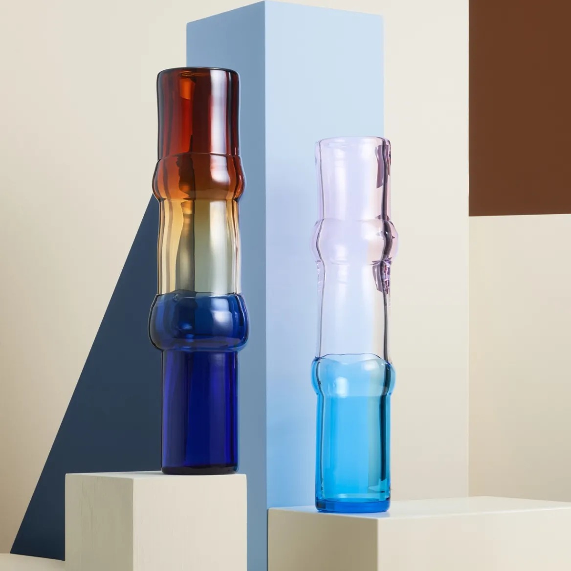 IITTALA Taidemaljakko 90x450mm aavikko-kirkas-ultramariininsininen Aavikko-sininen New